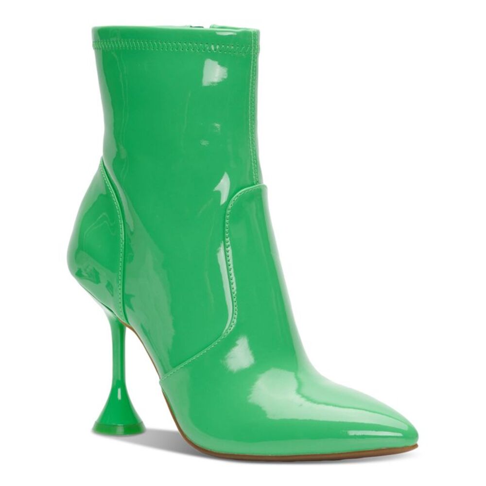 INC Womens Green Comfort Slip Resistant Ibrina Pointed Toe Flare Boots 6.5 M